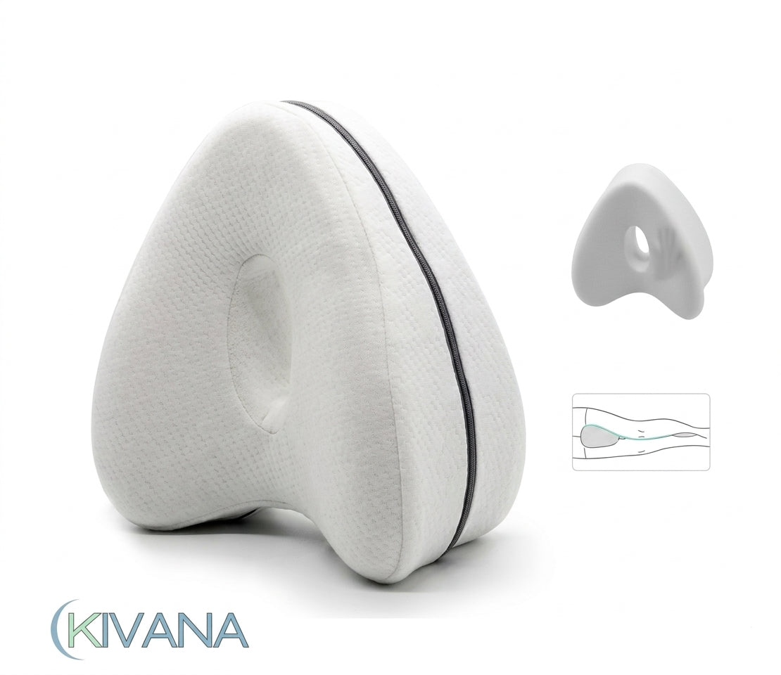 Cojín Ergonómico de Descanso Kivana — Confort Viscoelástico para Piernas