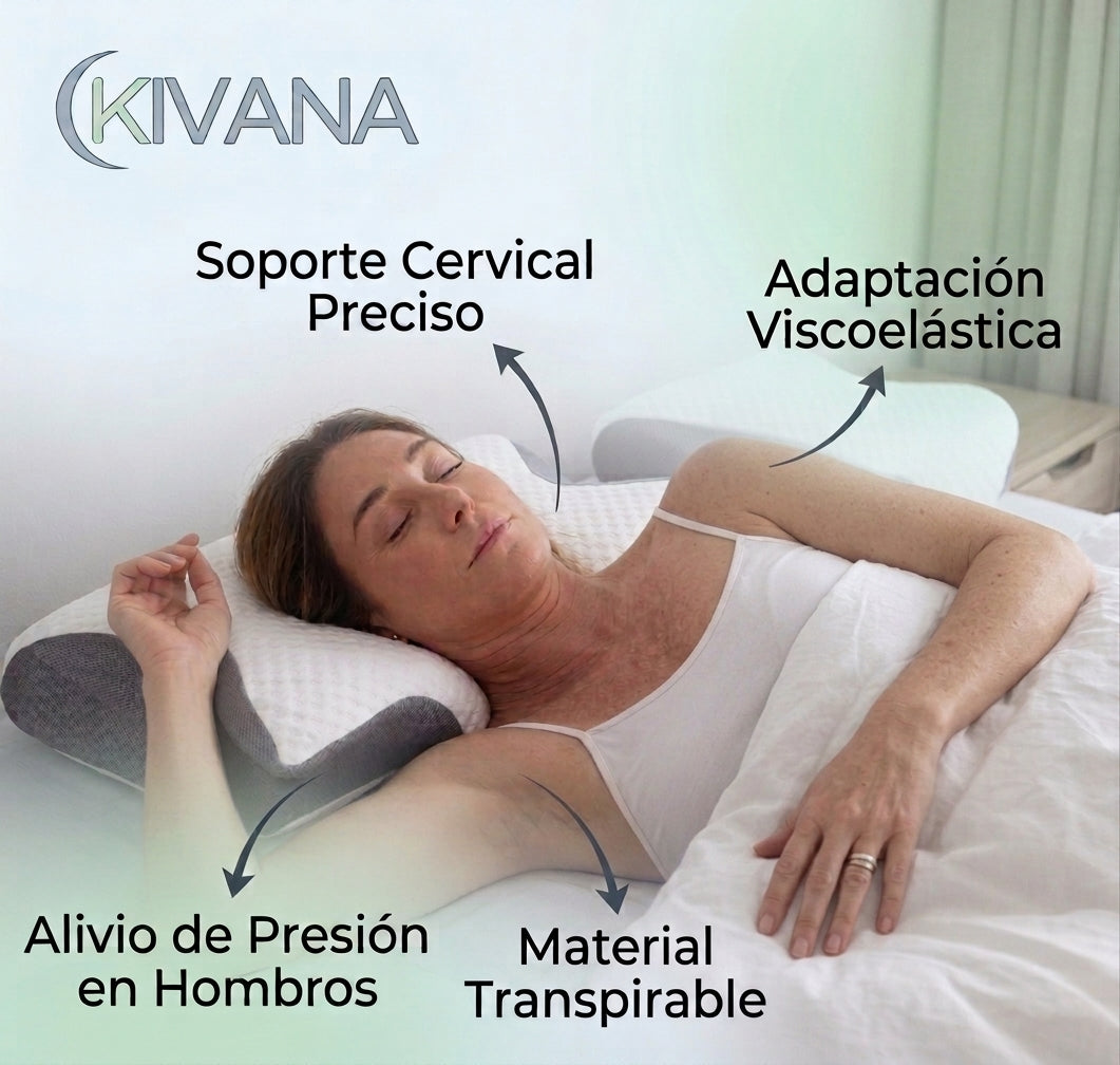 Almohada Cervical Ergonómica Kivana